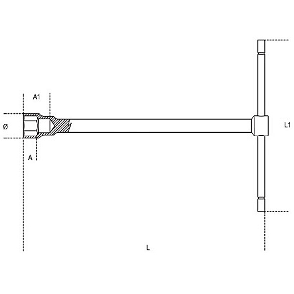 Beta 950 Chiave a T Semplice Esagonale - BETA UTENSILI - Immagine 3